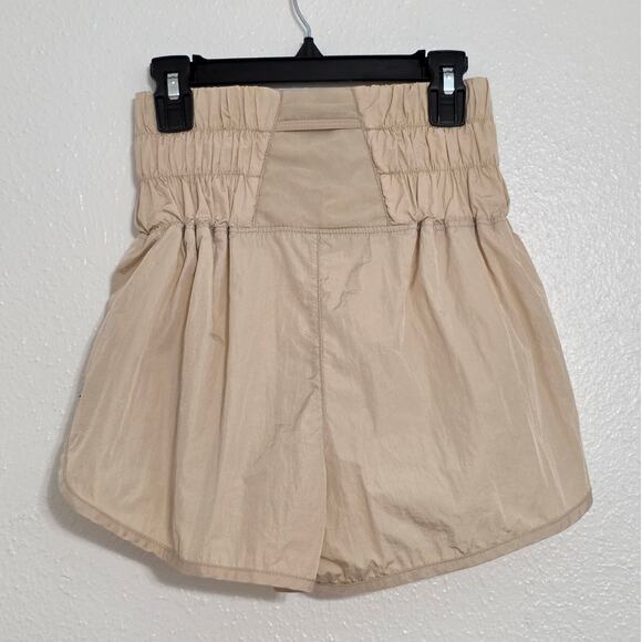 Free People The Way Home Shorts Tahitian Vanilla Windbreaker Short FP Movement - Picture 4 of 9